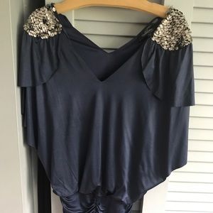 Bebe Dress - Navy Small